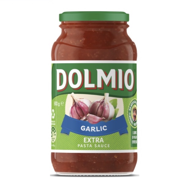 Sốt Mì Ý Thêm Tỏi Dolmio 500g (Úc)