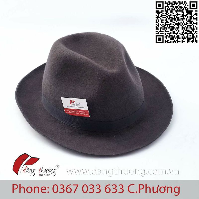 [SHIP HOẢ TỐC ] [CÓ SẴN]Mũ nón phớt fedora chất liệu nỉ/ dạ THẬT 100%, cao cấpcho trung niên, lớn tuổi, người già, cổ đi