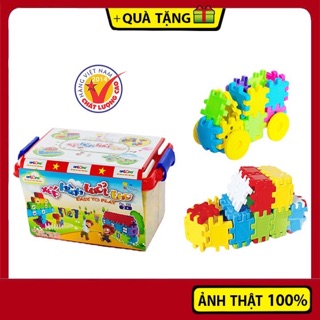 Đồ chơi xếp hình mầm non .linhtrang