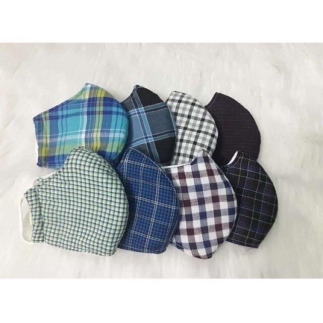 Khẩu trang vải trơn 3 lớp cao cấp | Nhiều màu | BigBuy360 - bigbuy360.vn