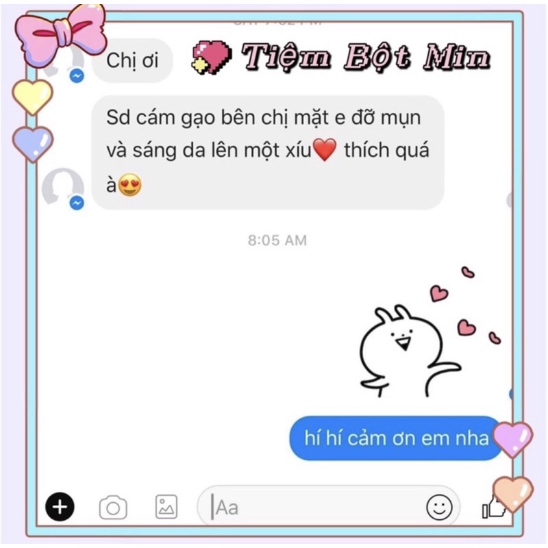 Bột Tinh Cám Gạo Sữa handmade 100%