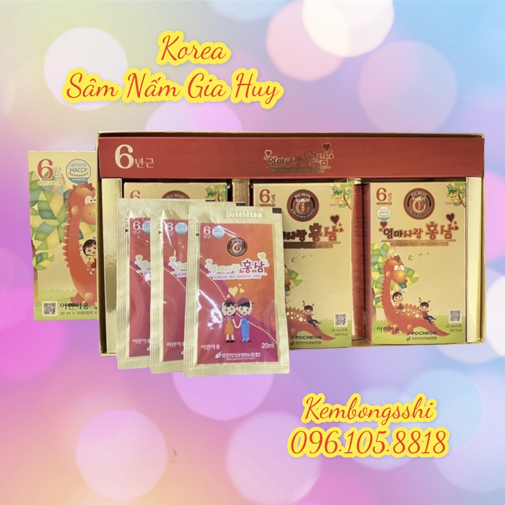 Hồng Sâm BaBy Khủng Long Dành Cho Bé Biếng Ăn