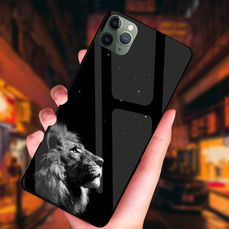 Ốp IPHONE 11, 11 Pro, 11 Promax Plus Lưng Kính Cường Lực Sáng Bóng