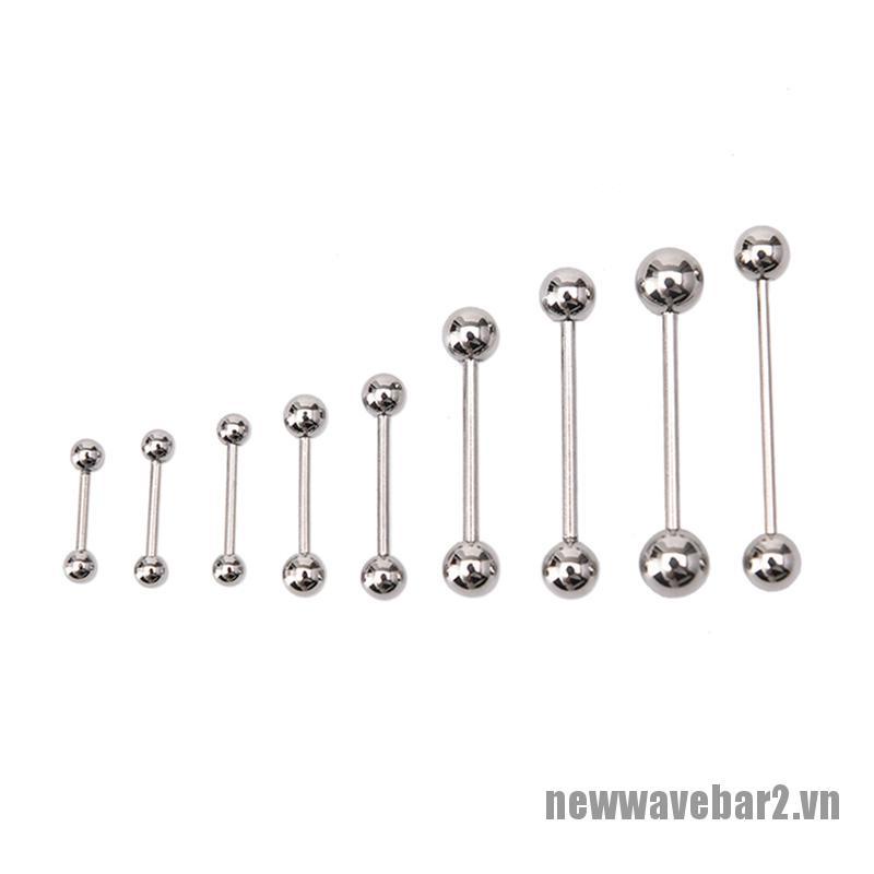 Set 2 / 10 Khuyên Xỏ Cơ Thể Bằng Thép Không Gỉ Cá Tính