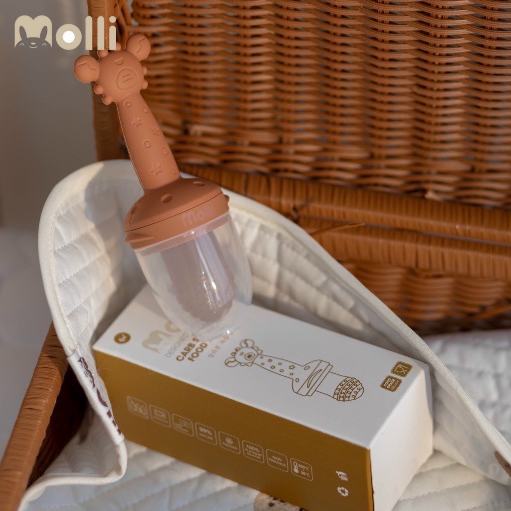 Túi nhai Moli đa năng silicon hình cua cho bé