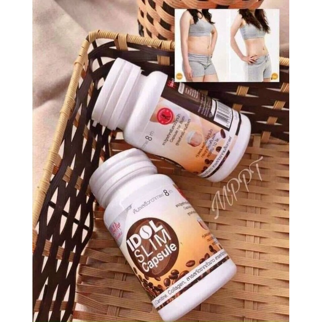 Giảm cân Idol Slim Capsule dạng viên trắng 15 viên Thái Lan