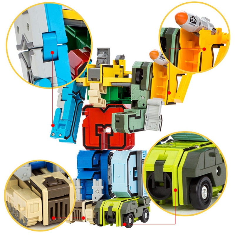Đồ chơi lắp ráp lego hình máy bay xe tăng biến hình cho trẻ em