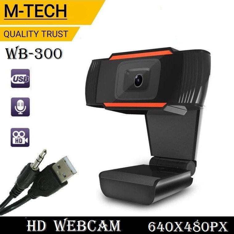 Camera Webcam Hd M-tech Wb-300 640x480p | BigBuy360 - bigbuy360.vn