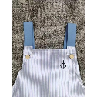 Yếm đùi kẻ H&M sz 6m-3y