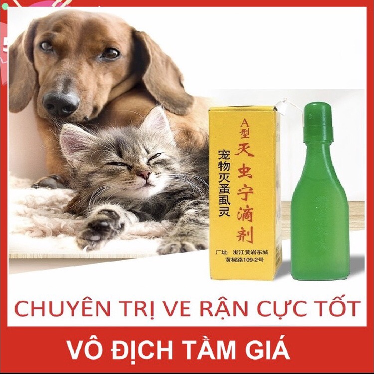 Nhỏ Gáy Ve Rận Bọ Chét Chó Mèo