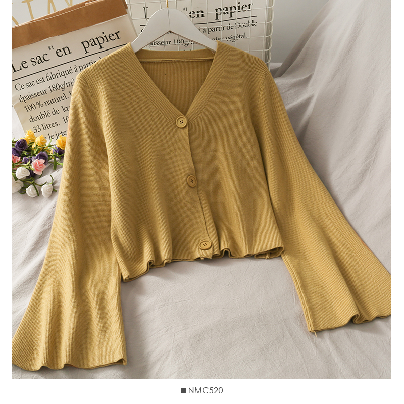 Áo Cardigan Dệt Kim Tay Ngắn Cổ Chữ V Thời Trang Mùa Hè 2020 Cho Nữ | BigBuy360 - bigbuy360.vn