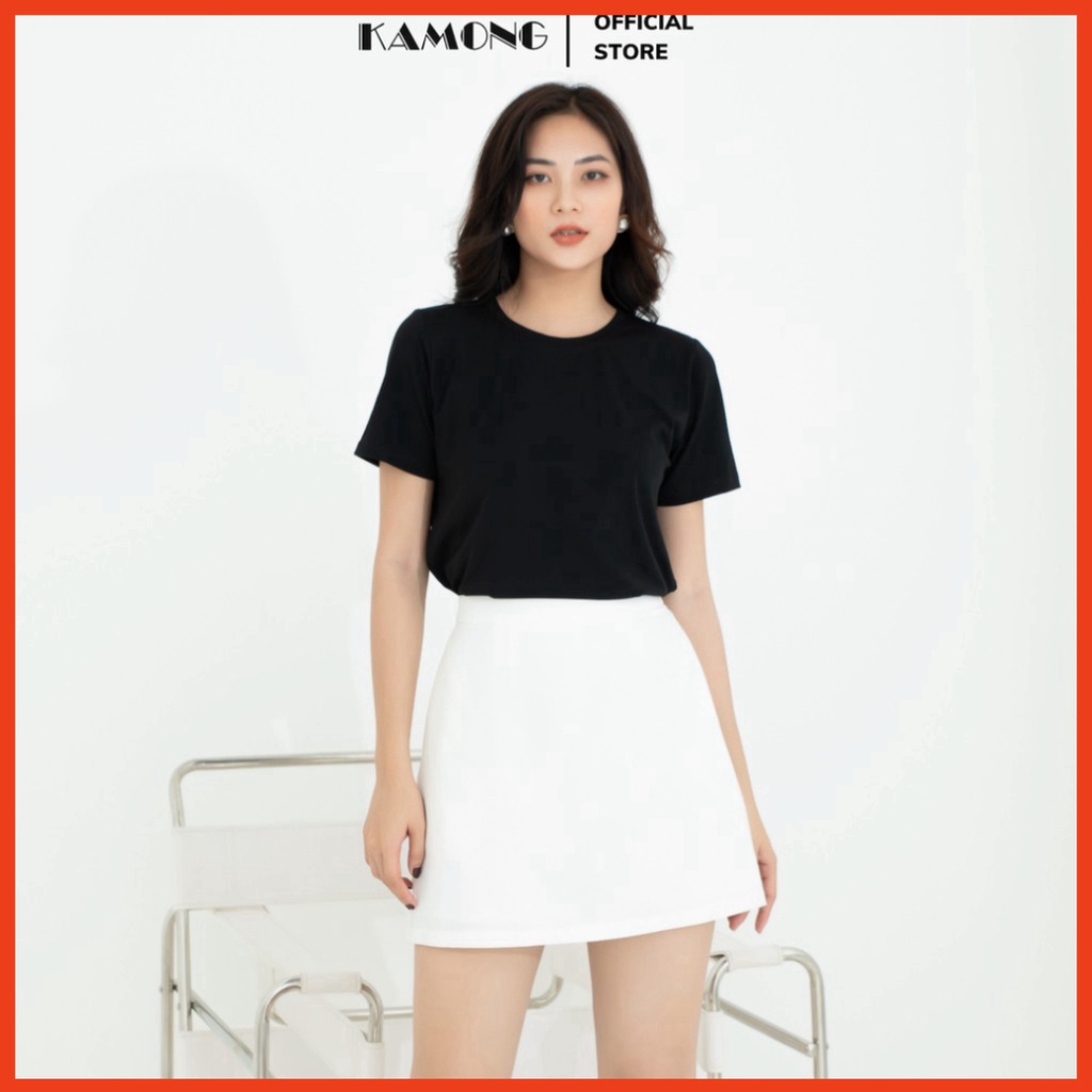 Áo thun nữ cổ tròn tay ngắn UNIE vải cotton 100% cao cấp loại 1