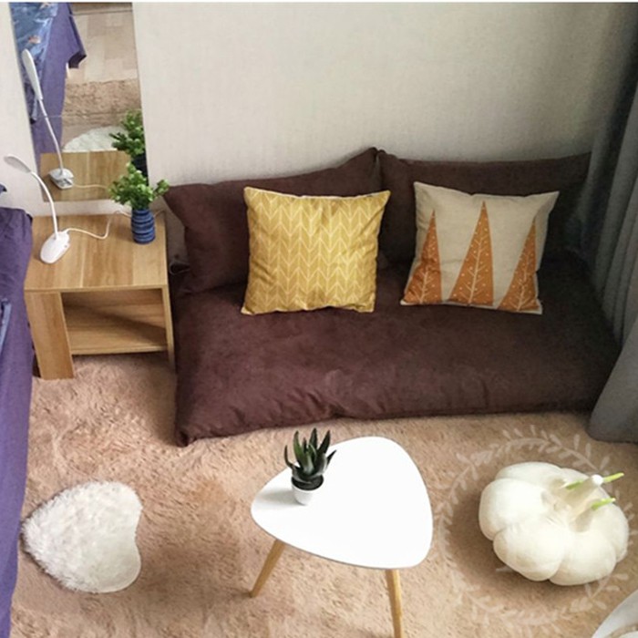 VỎ GHẾ Sofa Lazy Siêu Tiện Ích 2 Trong 1 - Vải nội thất Mexico,vải mền mịn,thích hơp với phòng khách và phòng ngủ