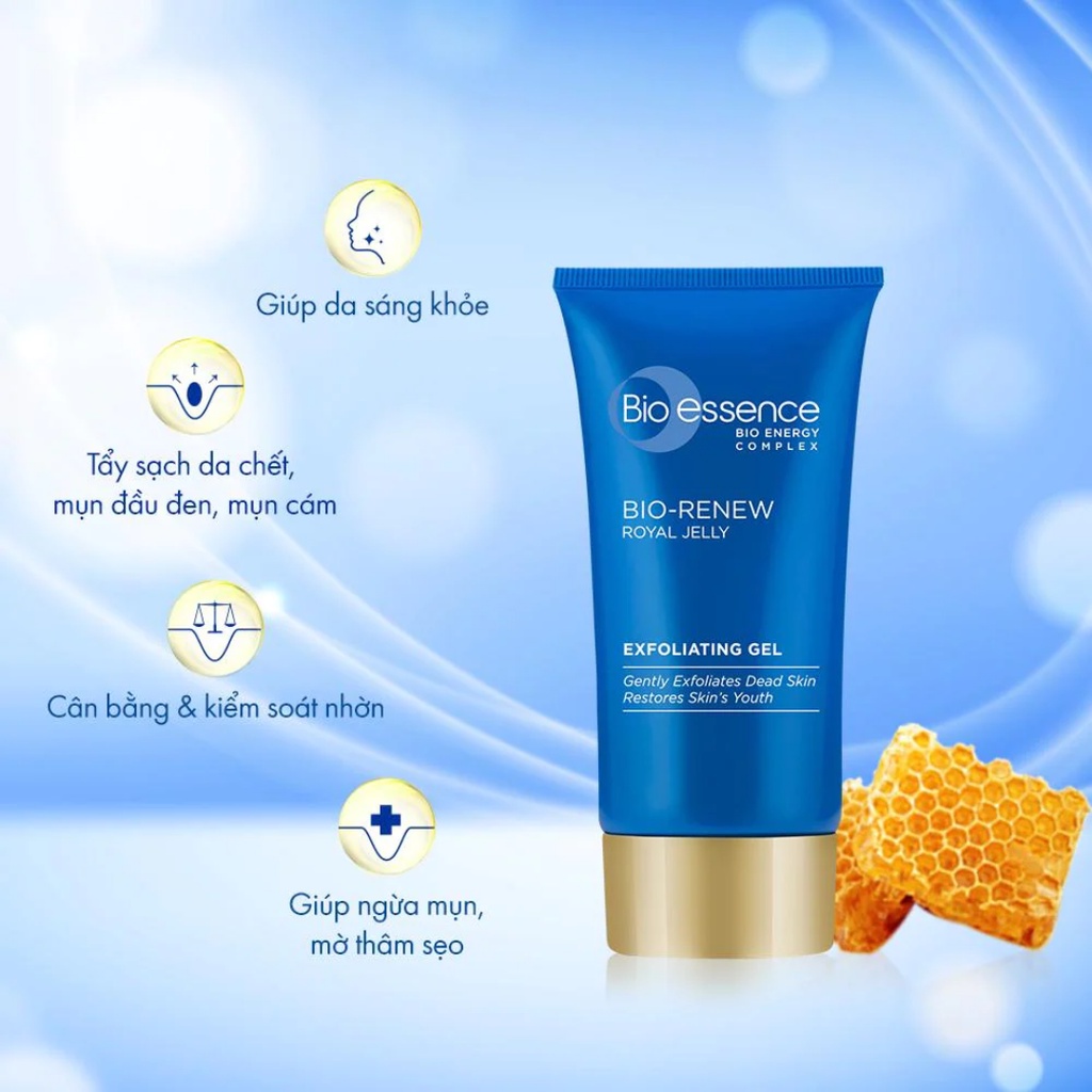Gel Tẩy Tế Bào Chết Tinh Chất Sữa Ong Chúa Bio Essence 60g
