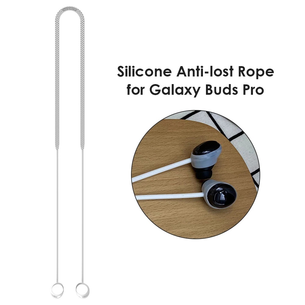 Dây đeo tai nghe không dây bằng silicone 85cm chống thất lạc cho Samsung galaxy buds pro
