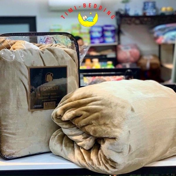Chăn lông thỏ blanket 2,5kg chính hãng cao cấp đủ mẫu - làm ấm ngay khi đắp chăn - Timibedding