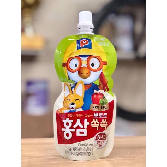 Nước hồng sâm cho bé pororo hàn quốc - ảnh sản phẩm 6