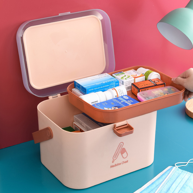 Multi-layer medical storage box with a lot of capacity