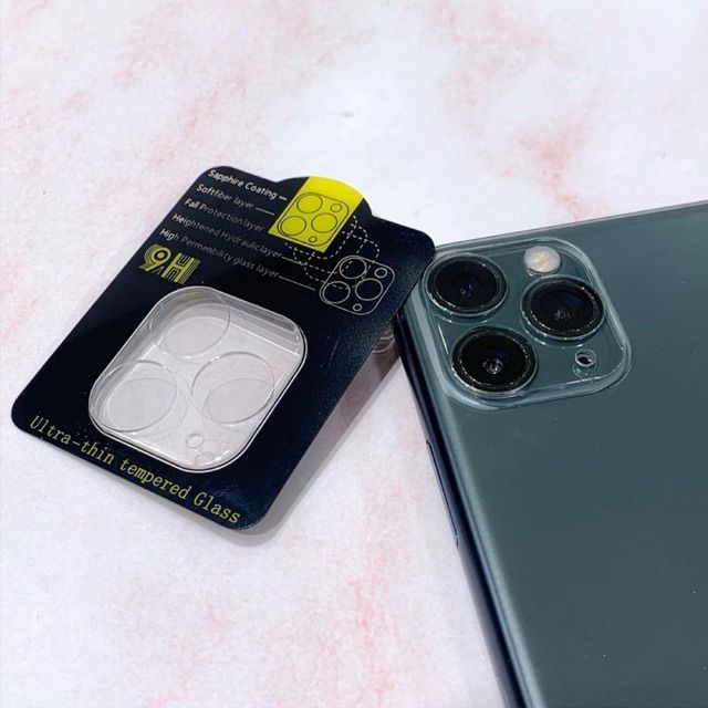 Miếng dán bảo vệ camera iphone 11 6.1&quot; / 11 pro 5.8&quot; / 11 pro max 6.5&quot; siêu tiện lợi (meka)