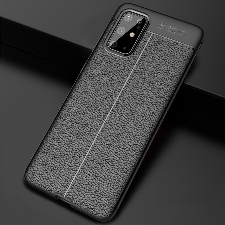 Ốp Lưng Silicon Vân Da Auto Focus Cho Samsung Galaxy S20