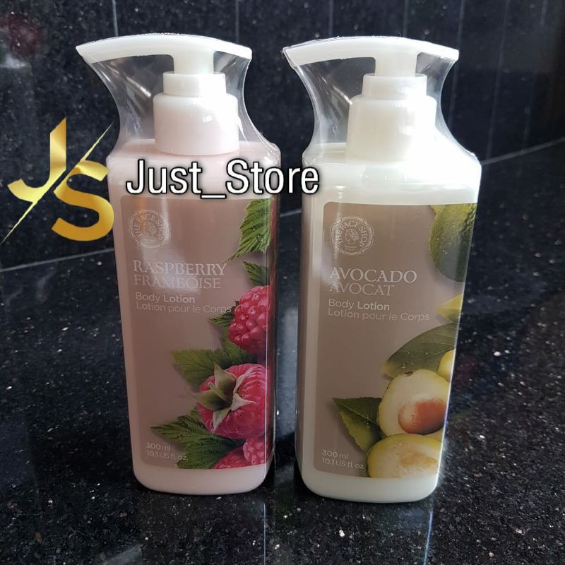 (hàng Mới Về) Sữa Dưỡng Thể The Face Shop Raspberry Dung Tích 300ml