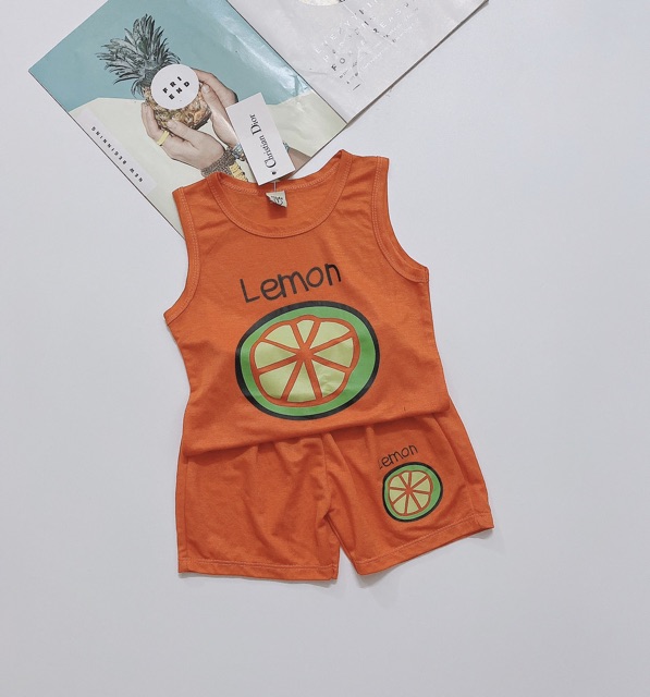 BỘ BA LỖ lemon COTTON GIẤY MỀM MÁT CHO BÉ