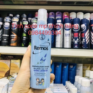Xịt chống muỗi remos 150ml,xua muỗi hương lavender tự nhiên dễ chịu, dạng phun sương xua muỗi đến 10h