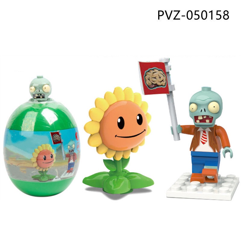 Cây Anime vs. Đồ Chơi Khối Xây Dựng Hình Zombies / Hoa Hướng Dương / Xương Rồng / Hạt Đậ