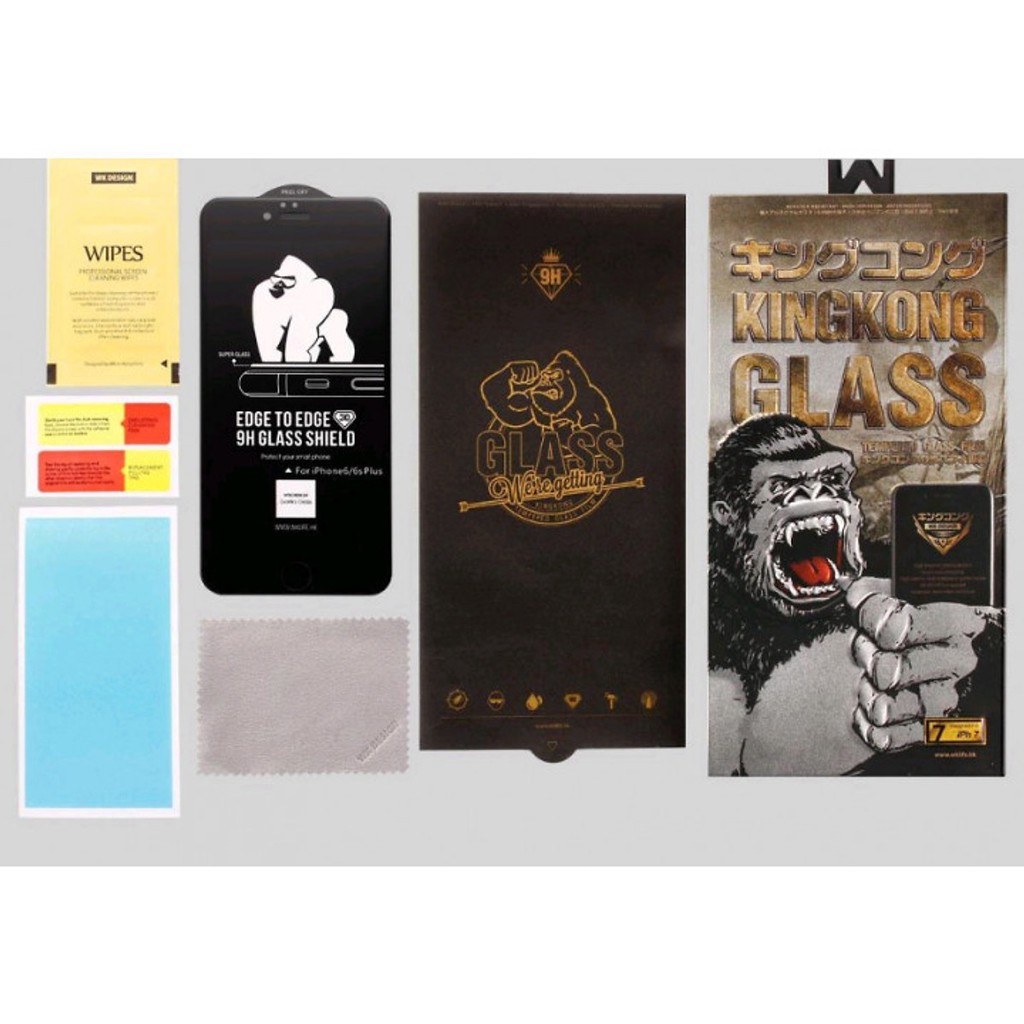 KÍNH CƯỜNG LỰC IPHONE KINGKONG CHÍNH HÃNG WK