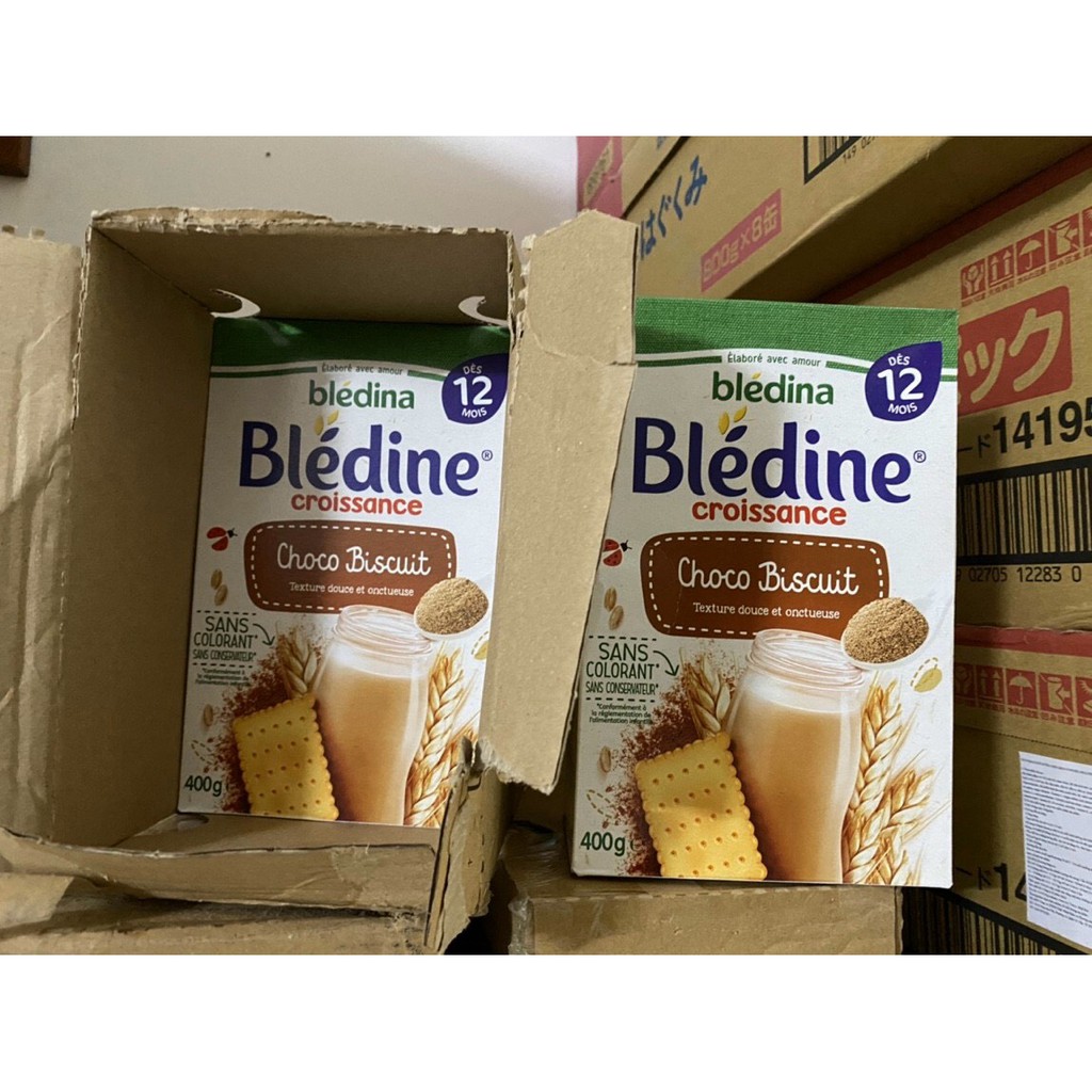 Bột lắc sữa Bledina vị socola  (400g) (từ 12 tháng tuổi)