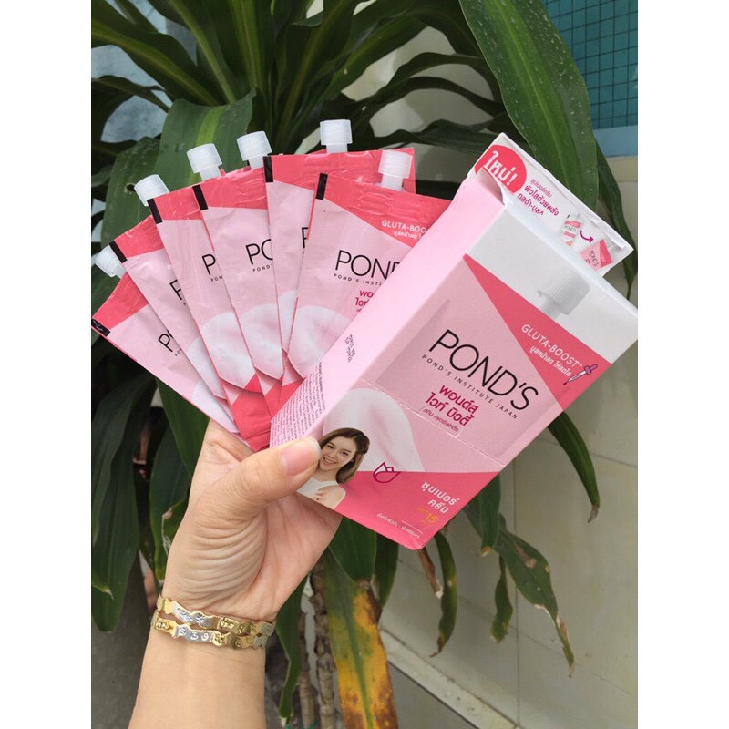 Kem dưỡng gói Pond's cấp ẩm, dưỡng trắng đều màu da hiệu quả gói 7gr