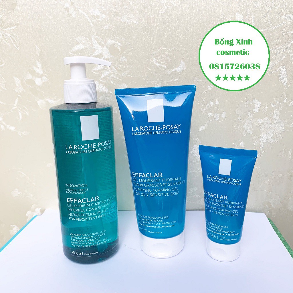 Sữa Rửa Mặt Cho Da Dầu Mụn, Nhạy Cảm - La Roche-Posay Effaclar Purifying Foaming Gel | BigBuy360 - bigbuy360.vn