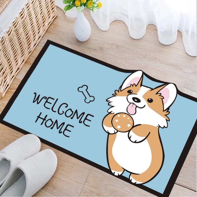 THẢM CHÙI CHÂN 3D HOẠT HÌNH CAO CẤP KÍCH THƯỚC 40*60CM