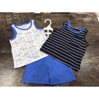 〽️Set 2 áo ba lỗ + quần cho bé trai