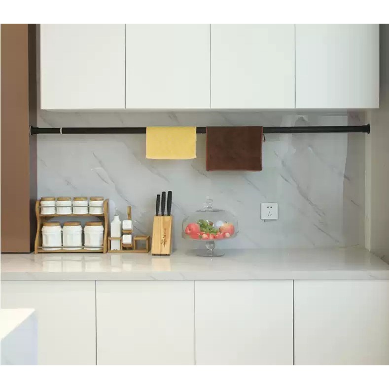 Size dài T7  - Cây treo quần áo gắn tường KHÔNG KHOAN, Thanh treo Đa Năng