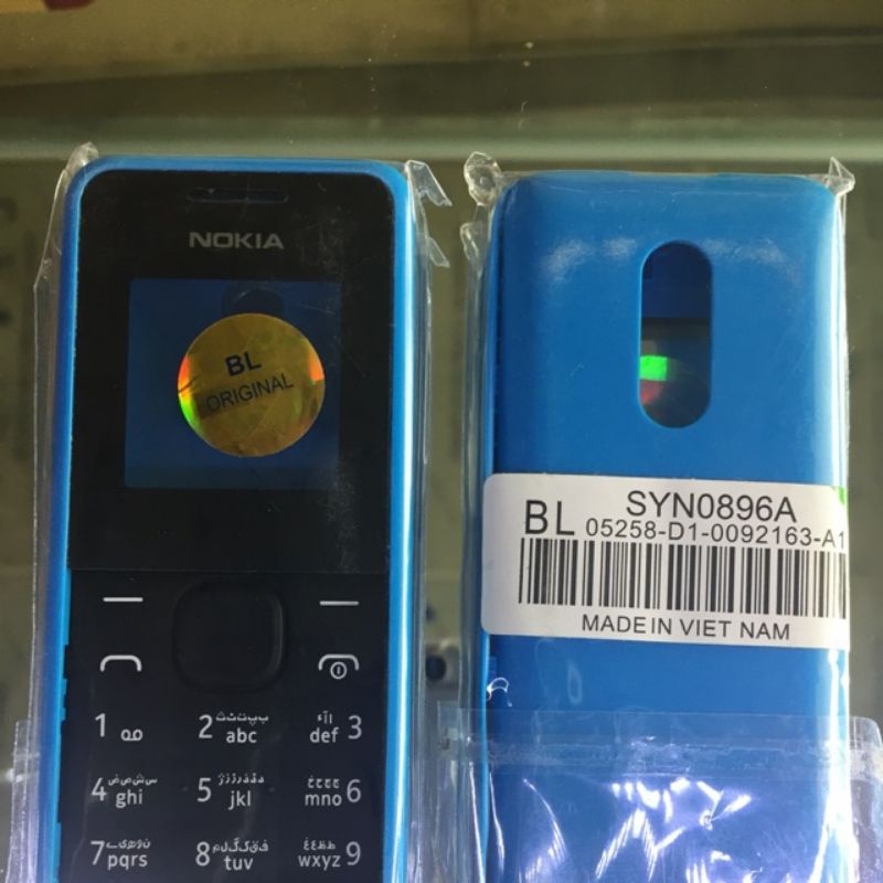 Vỏ máy kem bàn phím nokia 105 máy đời đầu năm 2015