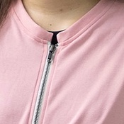 Áo khoác nữ không mũ màu Hồng sen TOLI, chất cotton 4 chiều mềm mịn, co dãn, form suông cơ bản [NHIỀU MÀU]