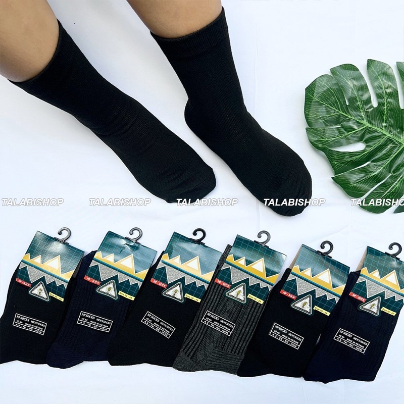 Tất nam cổ ngắn, cổ cao cotton thoáng mát Talabishop, màu dễ phối, thấm hút mồ hôi, khử mùi kháng khuẩn, chông tuột gót