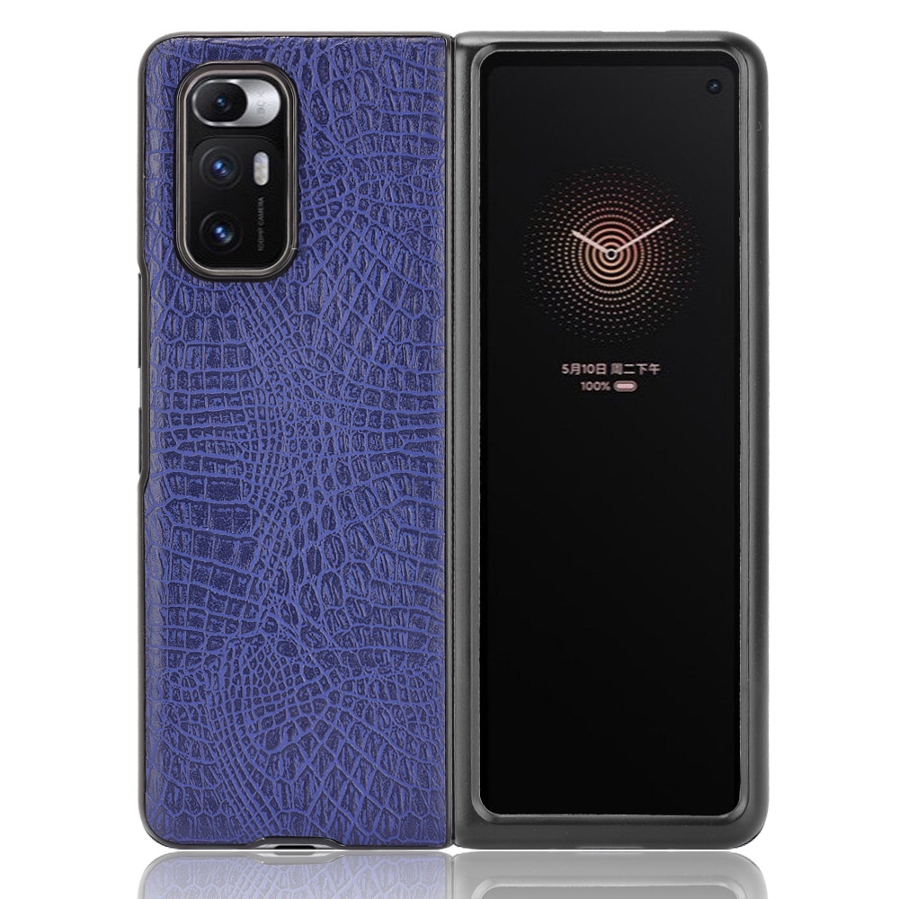 Ốp Điện Thoại Da PU Cứng Họa Tiết Da Cá Sấu Cổ Điển Cho Xiaomi Mi Mix Fold / Vivo X Fold / OPPO Find N