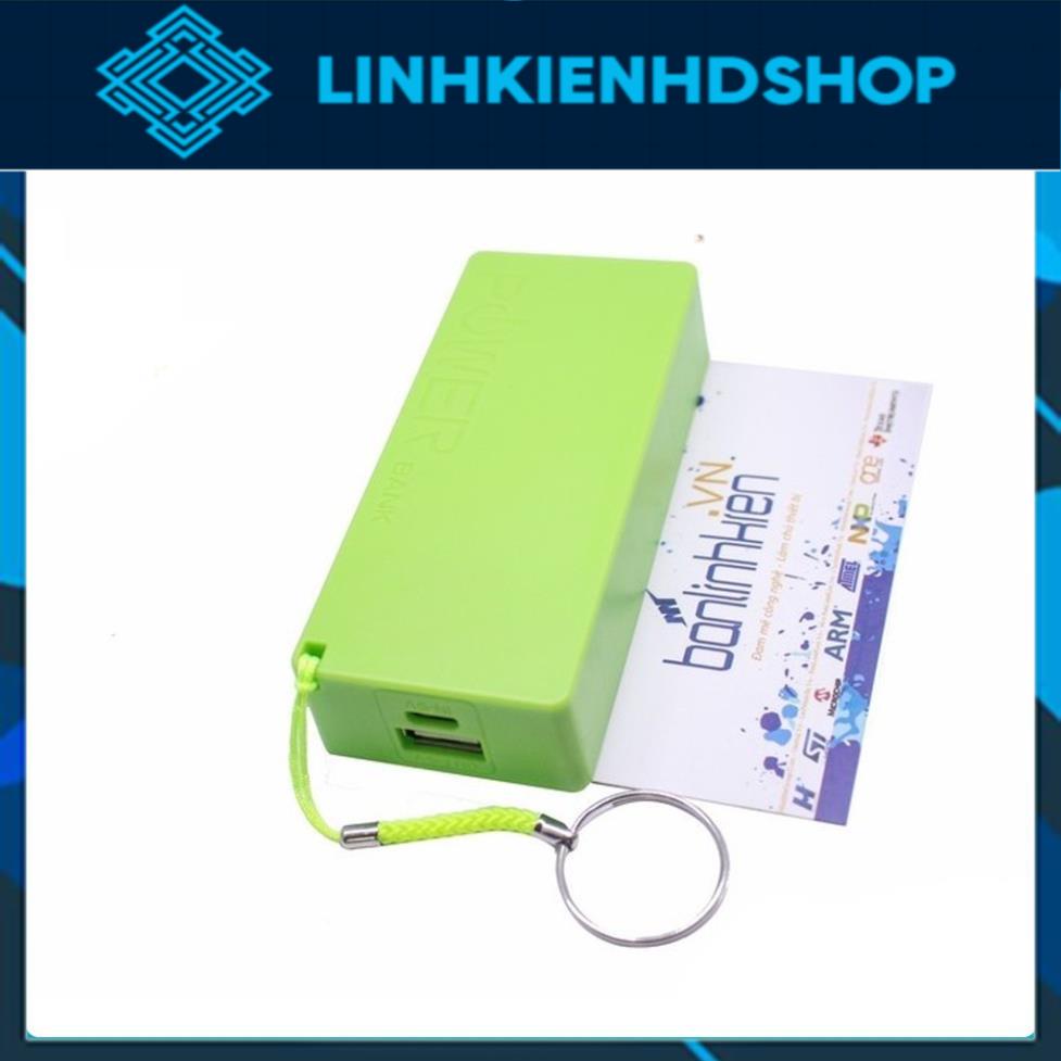 Box Sạc Pin Dự Phòng 1 Pin 2 Pin Kiểu Móc Khóa