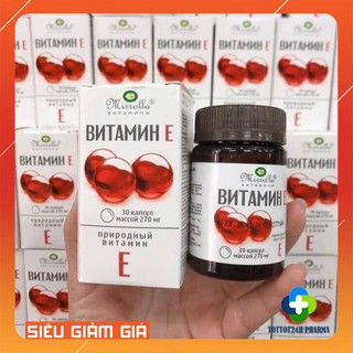 VITAMIN E ĐỎ NGA DẠNG LỌ 30 VIÊN[video] [HÀNG CHÍNH HÃNG]