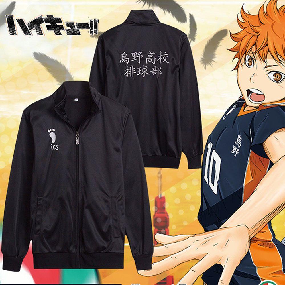 Jarred Áo Khoác Đồng Phục Bóng Chuyền Anime Haikyuu Land Karasuno High School Kageyama Tobio Volleyball Club Cá Tính Sáng Tạo
