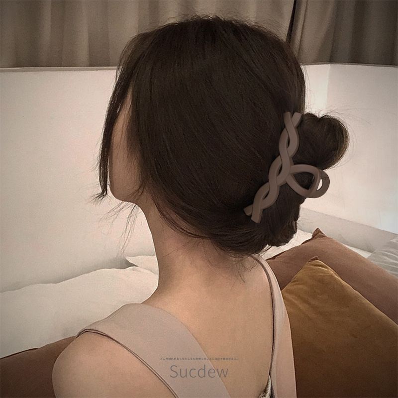 Kẹp Chéo Kiểu Dáng Đơn Giản Phong Cách Hàn Quốc Cho Tóc Nữ