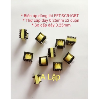 Combo 5 biến áp cách ly ee16 quấn sẵn dây đồng 0.25mm
