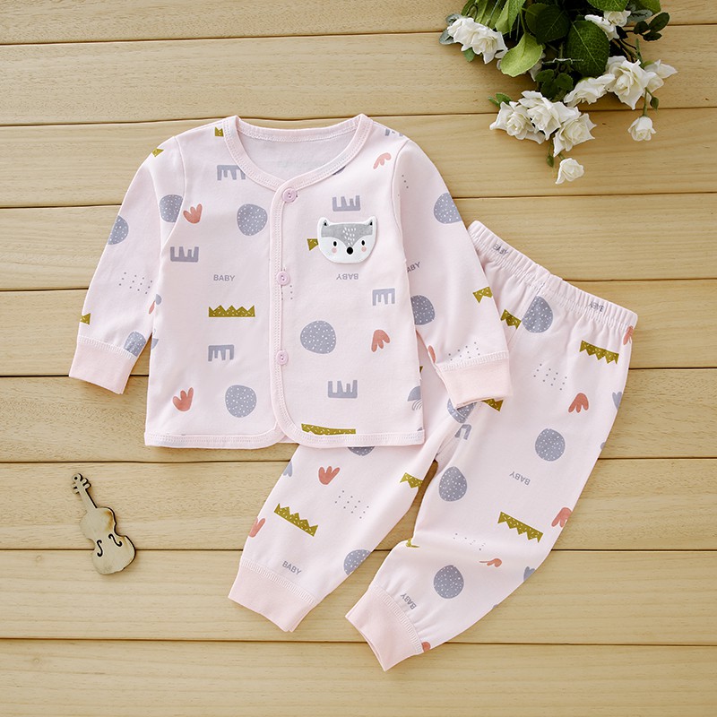 Bộ quần áo dài tay BEIBEI cho bé 100% COTTON hàng quảng châu cao cấp