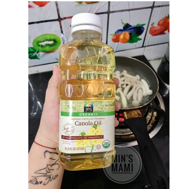 Dầu hạt cải hữu cơ 365