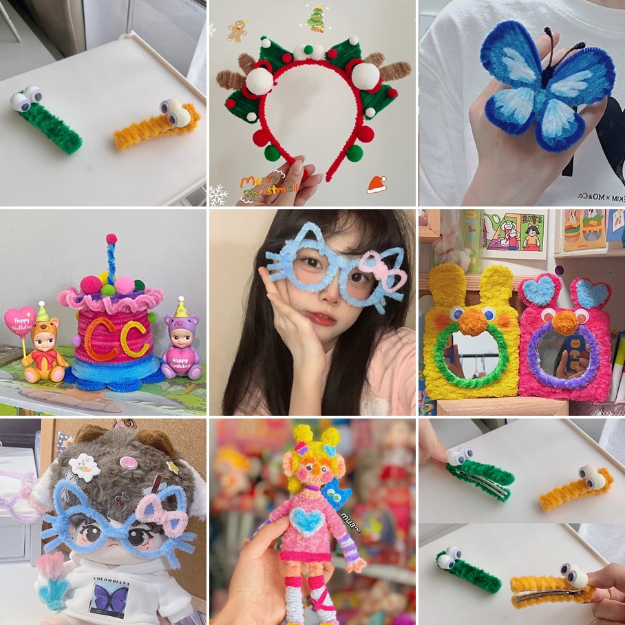 Quà Tặng Valentine Bằng Thủy Tinh Xoắn Hoa Sáng Tạo DIY