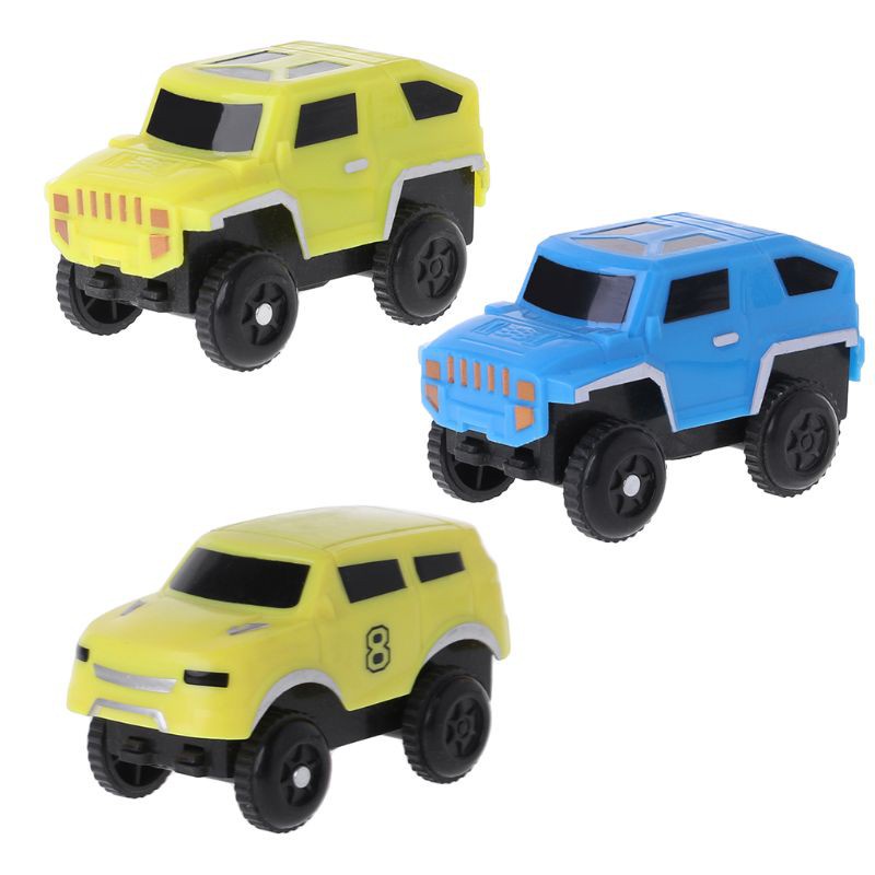 đồ chơi trẻ em Đường Ray Xe Hơi Chạy Bằng Pin Có Đèn Led Cho Bé