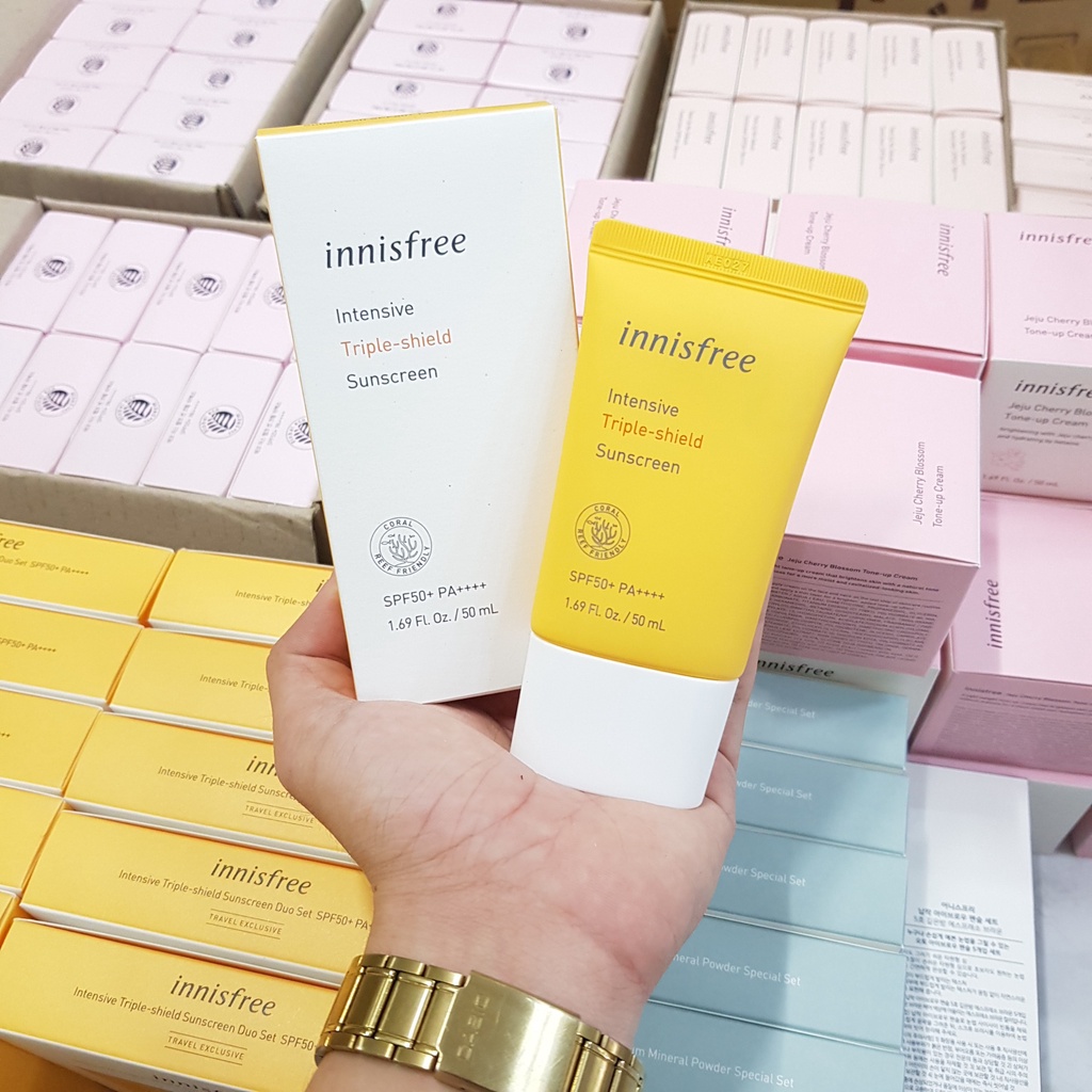 Kem Chống Nắng Innisfree Intensive Triple Shield Sunscreen 50ml