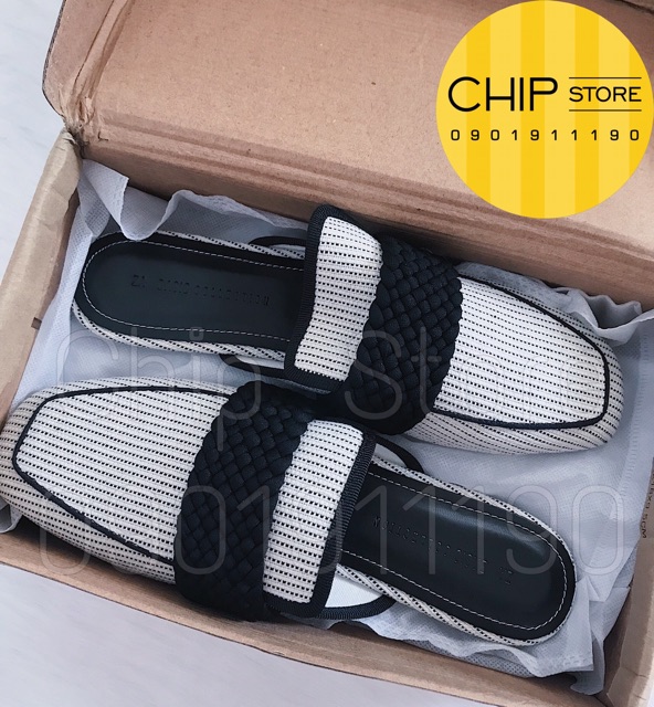 GIÀY BỆT SỌC TRẮNG ĐEN (kèm ảnh thật) | BigBuy360 - bigbuy360.vn